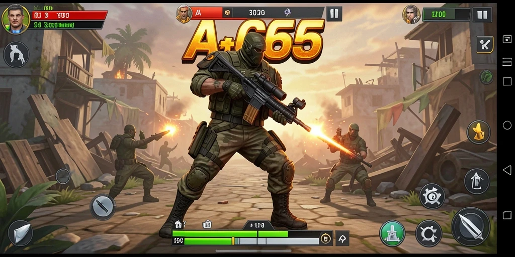 Tangkapan layar gameplay AA666 yang menampilkan kerumitan strategi pertempuran.