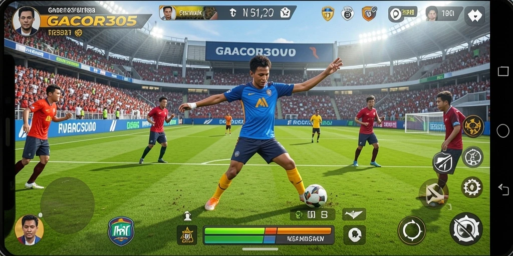 Tampilan gameplay GACOR305 yang dinamis dan seru dalam olahraga.