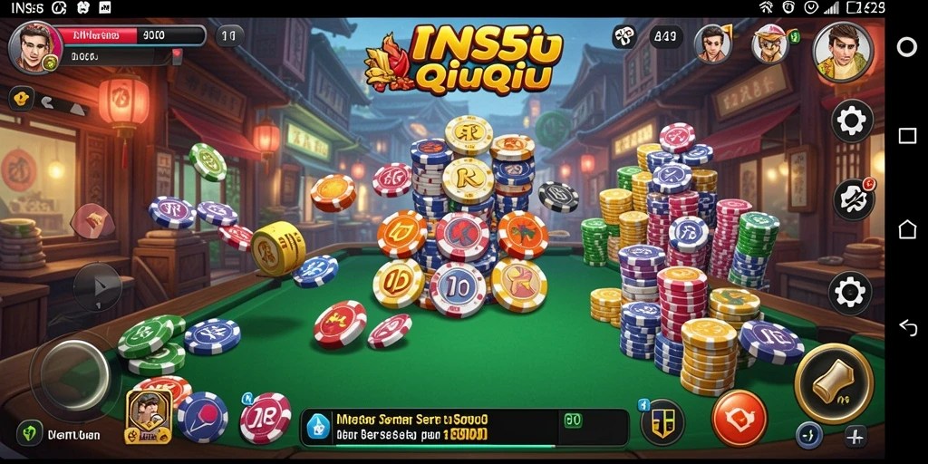 Tampilan gameplay QiuQiu di INS55 yang mendebarkan.