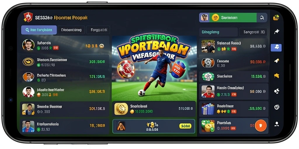 Gameplay menarik di aplikasi Sportsbook SE328 saat melakukan taruhan.