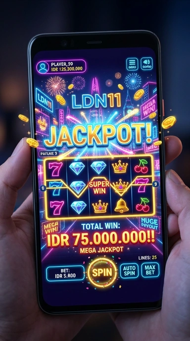 Screenshot antarmuka utama aplikasi ldn11.